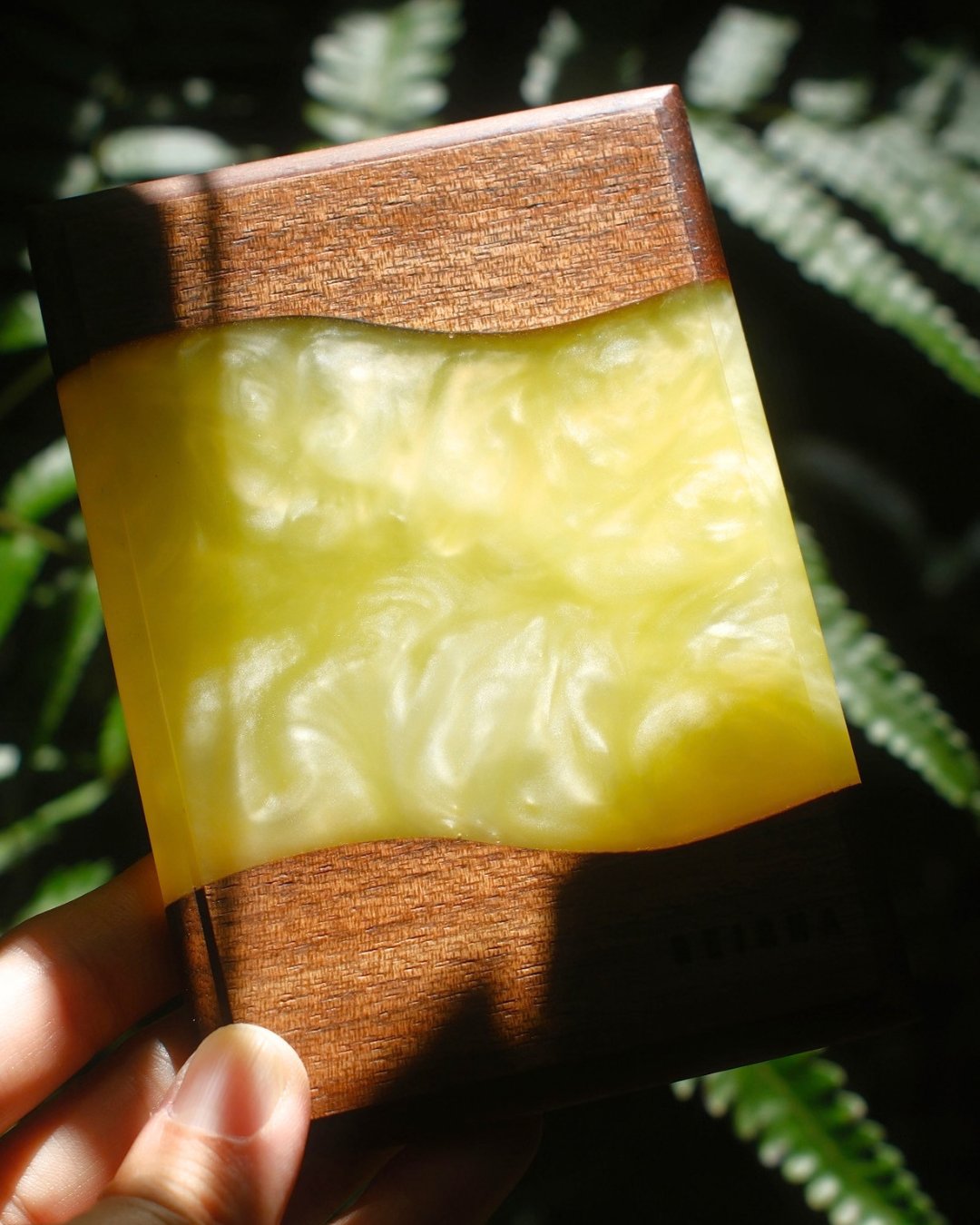 鳳梨黃 — GEISHA 水果攤系列杯墊